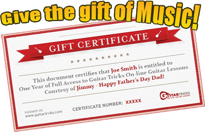 Gift Certificate Special