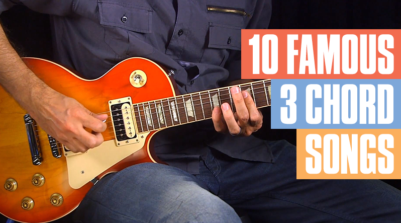 10 Famous Songs with or Less - Guitar Tricks Blog