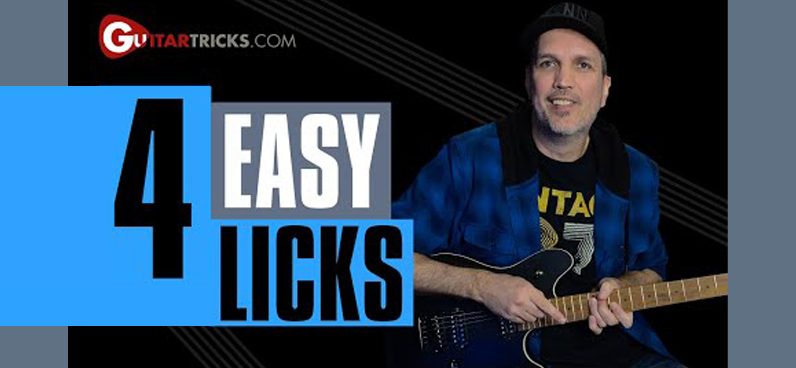 4 Easy Guitar Licks