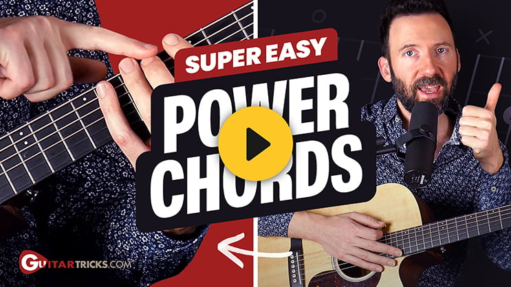 Super Easy Power Chords Guitar Tricks