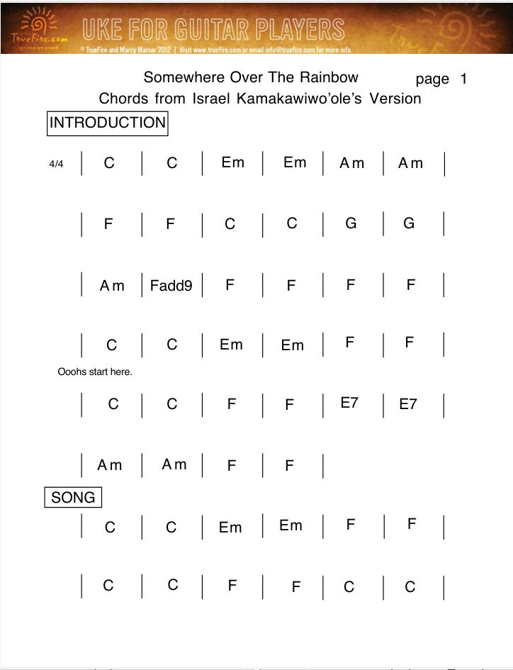TrueFire Sheet Music