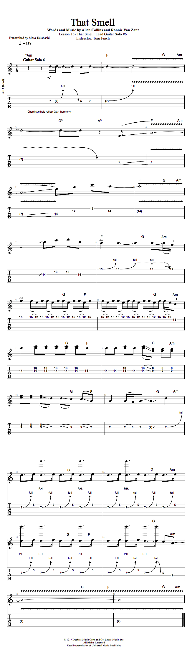 Guitar Lessons: That Smell Solo #6