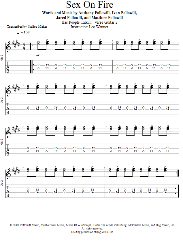 Guitar Lessons: Has People Talkin': Verse Guitar 2
