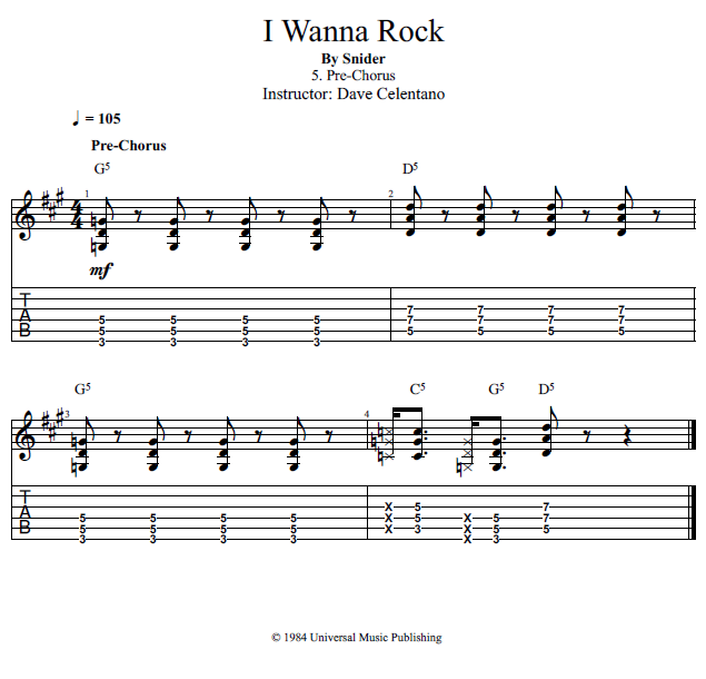 Guitar Lessons PreChorus