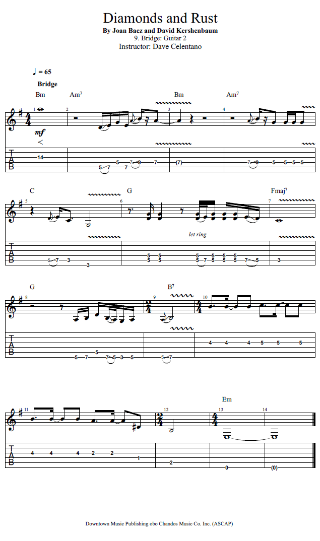 Guitar Lessons Bridge Guitar 2